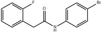 N-(4-bromophenyl)-2-(2-fluorophenyl)acetamide 结构式