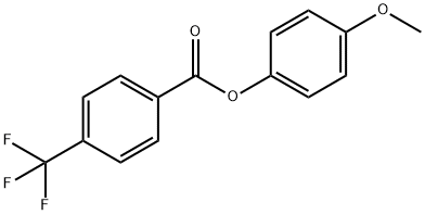 4-methoxyphenyl4-(trifluoromethyl)benzoate 结构式