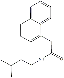 N-isopentyl-2-(1-naphthyl)acetamide 结构式