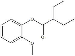 2-methoxyphenyl 2-ethylbutanoate 结构式