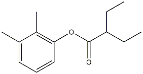 2,3-dimethylphenyl 2-ethylbutanoate 结构式