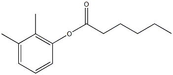 2,3-dimethylphenyl hexanoate 结构式