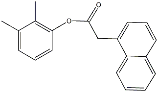 2,3-dimethylphenyl 1-naphthylacetate 结构式