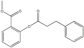 methyl 2-[(3-phenylpropanoyl)oxy]benzoate 结构式