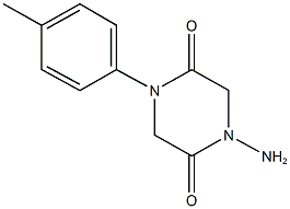 1-amino-4-(4-methylphenyl)-2,5-piperazinedione 结构式