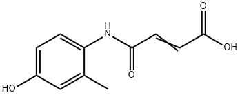 4-(4-hydroxy-2-methylanilino)-4-oxo-2-butenoicacid 结构式