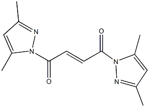 1-[4-(3,5-dimethyl-1H-pyrazol-1-yl)-4-oxo-2-butenoyl]-3,5-dimethyl-1H-pyrazole 结构式
