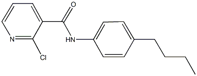 N-(4-butylphenyl)-2-chloronicotinamide 结构式