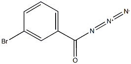 3-bromobenzoyl azide 结构式