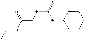 ethyl {[(cyclohexylamino)carbonyl]amino}acetate 结构式