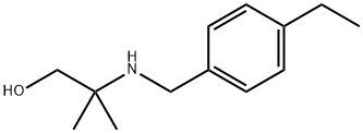 1-Propanol,2-[[(4-ethylphenyl)methyl]amino]-2-methyl-(9CI) 结构式