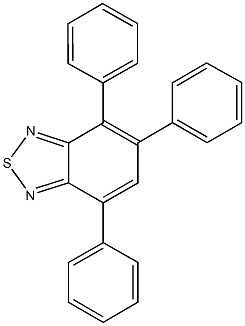 4,5,7-triphenyl-2,1,3-benzothiadiazole 结构式