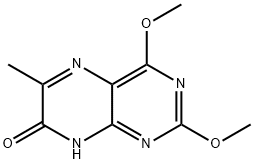 2,4-dimethoxy-6-methyl-7(8H)-pteridinone 结构式