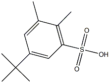 5-tert-butyl-2,3-dimethylbenzenesulfonic acid 结构式