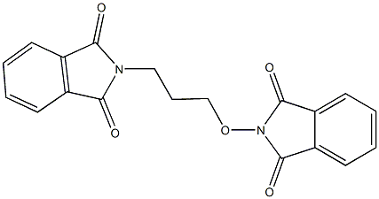 2-[3-(1,3-dioxo-1,3-dihydro-2H-isoindol-2-yl)propoxy]-1H-isoindole-1,3(2H)-dione 结构式