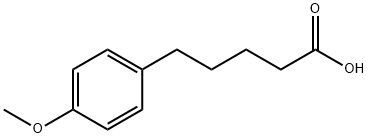 5-(4-methoxyphenyl)pentanoic acid 结构式