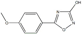 5-(4-methoxyphenyl)-1,2,4-oxadiazol-3-ol 结构式