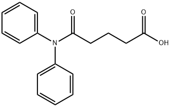 5-(diphenylamino)-5-oxopentanoic acid 结构式