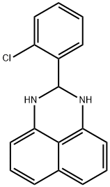 2-(2-chlorophenyl)-2,3-dihydro-1H-perimidine 结构式