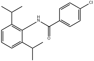 4-chloro-N-(2,6-diisopropylphenyl)benzamide 结构式