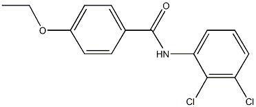 N-(2,3-dichlorophenyl)-4-ethoxybenzamide 结构式