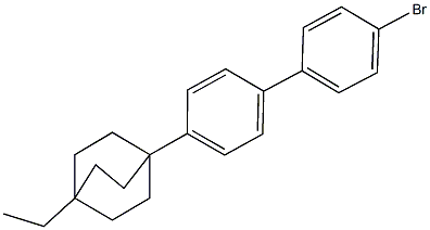 1-(4'-bromo[1,1'-biphenyl]-4-yl)-4-ethylbicyclo[2.2.2]octane 结构式