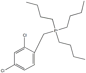 tributyl(2,4-dichlorobenzyl)phosphonium 结构式