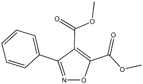 dimethyl 3-phenyl-4,5-isoxazoledicarboxylate 结构式