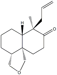 7-allyl-7-methyloctahydronaphtho[1,8a-c]furan-8(3H)-one 结构式