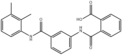 2-({3-[(2,3-dimethylanilino)carbonyl]anilino}carbonyl)benzoic acid 结构式