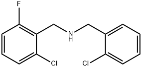 N-(2-chlorobenzyl)-N-(2-chloro-6-fluorobenzyl)amine 结构式