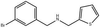 N-(3-bromobenzyl)-N-(2-thienylmethyl)amine 结构式