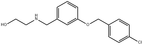 2-({3-[(4-chlorobenzyl)oxy]benzyl}amino)ethanol 结构式