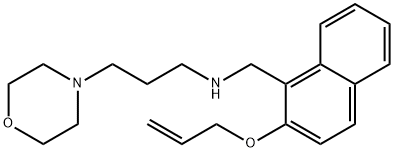 N-{[2-(allyloxy)-1-naphthyl]methyl}-N-[3-(4-morpholinyl)propyl]amine 结构式