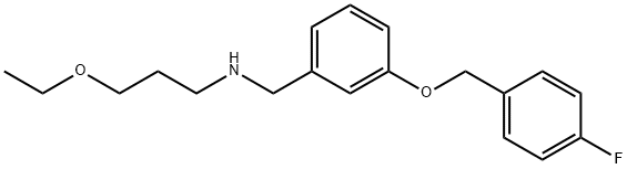 N-(3-ethoxypropyl)-N-{3-[(4-fluorobenzyl)oxy]benzyl}amine 结构式