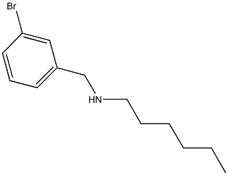 N-(3-bromobenzyl)-N-hexylamine 结构式