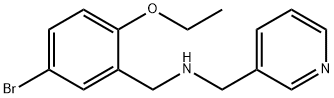 N-(5-bromo-2-ethoxybenzyl)-N-(3-pyridinylmethyl)amine 结构式