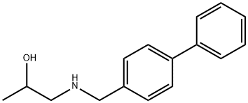 1-[([1,1'-biphenyl]-4-ylmethyl)amino]-2-propanol 结构式