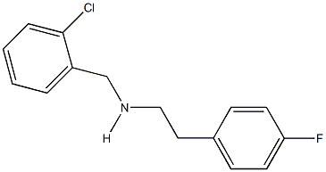 N-(2-chlorobenzyl)-N-[2-(4-fluorophenyl)ethyl]amine 结构式