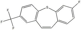 7-fluoro-2-(trifluoromethyl)dibenzo[b,f]thiepine 结构式