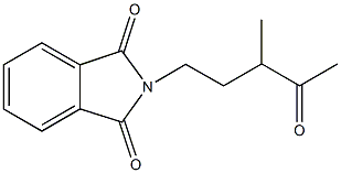 2-(3-methyl-4-oxopentyl)-1H-isoindole-1,3(2H)-dione 结构式