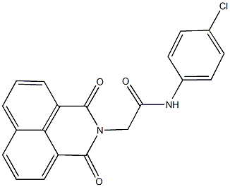 N-(4-chlorophenyl)-2-(1,3-dioxo-1H-benzo[de]isoquinolin-2(3H)-yl)acetamide 结构式