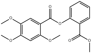 2-(methoxycarbonyl)phenyl 2,4,5-trimethoxybenzoate 结构式