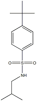 4-tert-butyl-N-isobutylbenzenesulfonamide 结构式