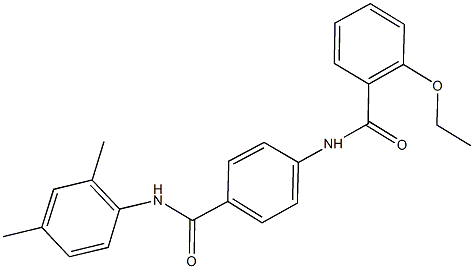 N-{4-[(2,4-dimethylanilino)carbonyl]phenyl}-2-ethoxybenzamide 结构式