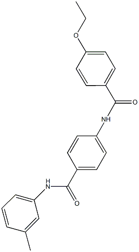 4-ethoxy-N-[4-(3-toluidinocarbonyl)phenyl]benzamide 结构式