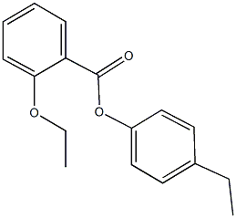 4-ethylphenyl 2-ethoxybenzoate 结构式