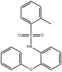 2-methyl-N-(2-phenoxyphenyl)benzenesulfonamide 结构式