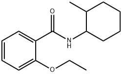 2-ethoxy-N-(2-methylcyclohexyl)benzamide 结构式