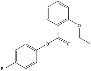 4-bromophenyl 2-ethoxybenzoate 结构式